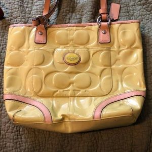Coach leather purse